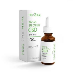 CBD2HEAL Broad Spectrum CBD Oil Tincture-1000mg