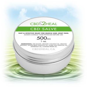 CBD2HEAL CBD Healing Salve Cream-500mg